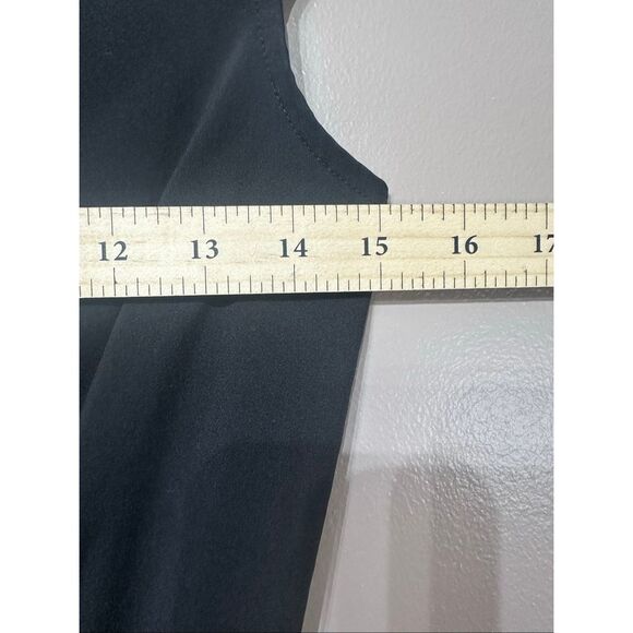 NWOT Albion Cap Sleeve Wrinkle Free Black Jumpsuit Romper One Piece Women's S - Picture 9 of 13